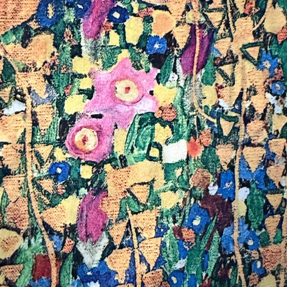 Klimt Silk Scarf Shawl Two Sided The Kiss Adel Bloch-Bauer 28